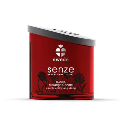 Swede- Senze świeca do masażu o zapachu wanilii, chilii, ylang-ylang 150 ml 