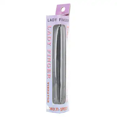  Scala - Lady Finger. Wibrator czarny 13 cm 