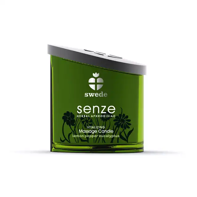 Swede- Senze świeca do masażu o zapachu eukaliptusa i pieprzu cytrynowego 150 ml. Mega Sale!