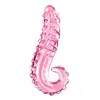Icicles - No. 24. Ręcznie wykonane szklane dildo w kształcie macki. Wyjątkowa struktura umożliwia wyjątkową stymulację podczas korzystania