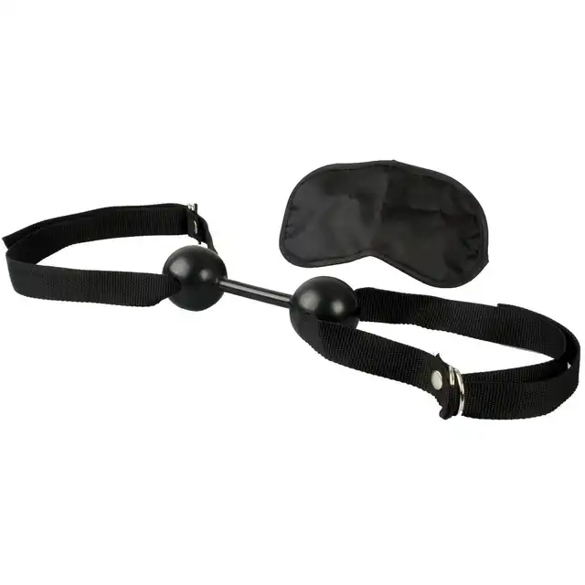 Fetish Fantasy - Fetish Fantasy Ball Gag Double. Czarny.