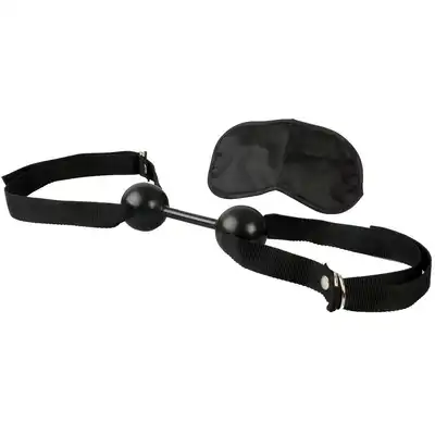 Fetish Fantasy - Fetish Fantasy Ball Gag Double. Czarny.