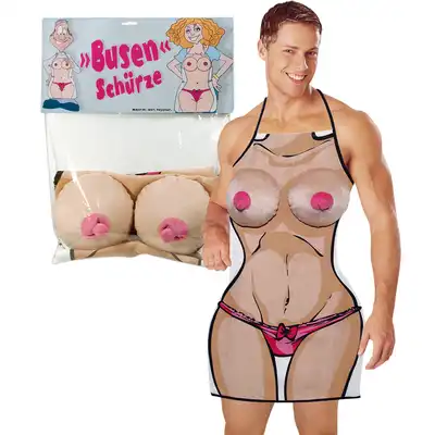 Orion - Boobs Apron. Zabawny fartuch z pluszowymi  piersiami 