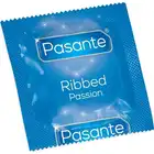  Pasante - Passion Ribbed 3 szt. Świetnie stymulujące prążkowane prezerwatywy