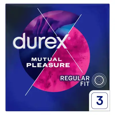 Durex - Performax Intense 3 szt. Prezerwatywy opóźniające dla niego, potęgujące orgazm dla niej. 