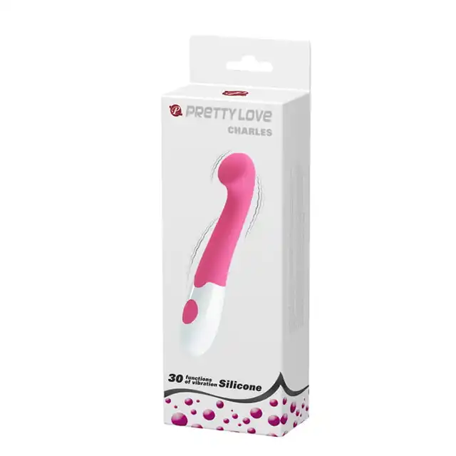 Pretty Love. Prześliczny wibrator punktu G. Charles Pink. 100% silikon. 30 programów. Bestseller.