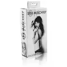 Sex Mischief - Intro To S&amp;M Kit Black. Ponętny zestaw do zniewalania. Maska, kajdanki i bicz. Wysokiej jakości skóra