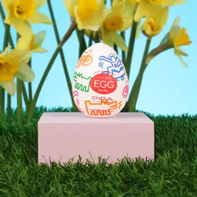 Tenga - Egg Keith Haring Street. Bestsellerowy masturbator dla mężczyzn