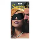 Sportsheets -  Soft Blindfold Black. Zmysłowa czarna opaska na oczy 