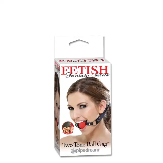 Fetish Fantasy czerwono-czarny Ball Gag 