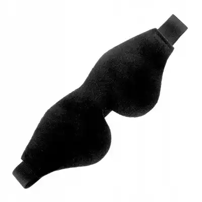 Sportsheets -  Soft Blindfold Black. Zmysłowa czarna opaska na oczy 