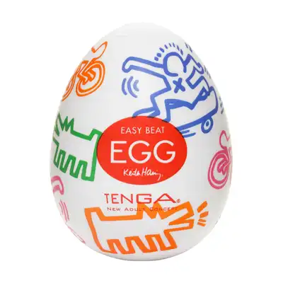 Tenga - Egg Keith Haring Street. Bestsellerowy masturbator dla mężczyzn