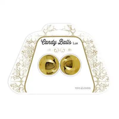 Candy Ball Gold. Kulki Analno-Vaginalne Złote.