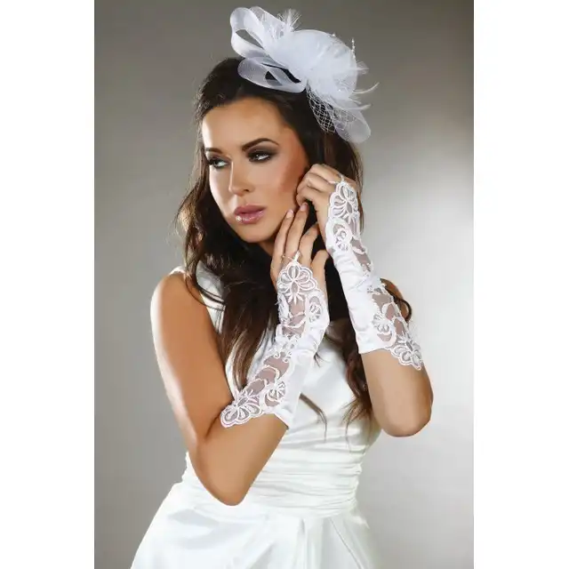 Livia Corsetti - Gloves Model 3 White S/L. Mega sale!
