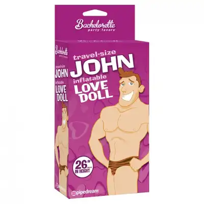 Pipedream - Travel-Size John Love Doll. Podręczna dmuchana lalka