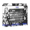 Tom Of Finland - Neoprene Gun Metal Leash. Ultra wytrzymała i mocna metalowa smycz. 
