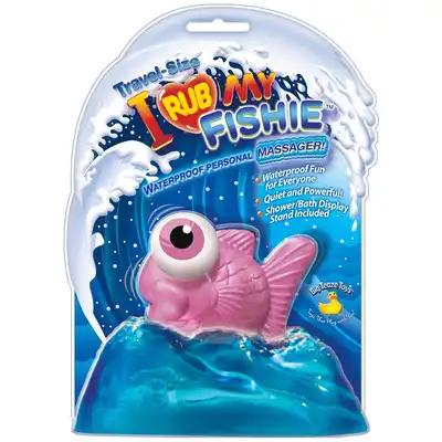 Big Teaze Toys - I Rub My Fishie Pink. Urocza, różowa wibrująca rybka. Dyskretny wibrator