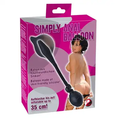You2Toys - Simply Anal Balloon. Dmuchany plug analny. Od 8 cm aż do 35 cm w przeciągu kilku sekund! 