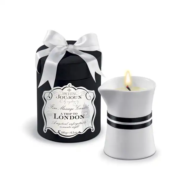 Petits Joujoux -  A Trip To London 190G - obłędna świeca do masażu. Relaks gwarantowany. 