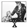 Tom Of Finland - Neoprene Gun Metal Leash. Ultra wytrzymała i mocna metalowa smycz. 