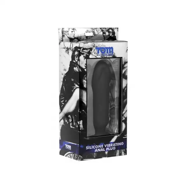 Tom Of Finland - Medium Vibrating Plug. Genialny wibrujący plug analny zapewniający 100% satysfakcji!