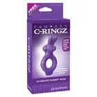 Fantasy C-Ringz - Ultimate Rabbit. Teksturowany wewnątrz ring na penisa w formie króliczka z wibracjami
