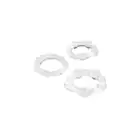 A-Toys - Transparent Cock Rings Set. Zestaw trzech przezroczystych pierścieni na penisa. Przedłużenie i wzmocnienie erekcji