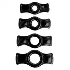 Doc Johnson - Titan Men Cock Ring Set. Zestaw 4 elastycznych ringów na penisa o różnych średnicach 