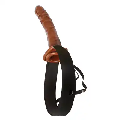  Fetish Fantasy CHOCO DREAM HOLLOW STRAP ON. Dildo na Pasku Strap-on 25 cm.
