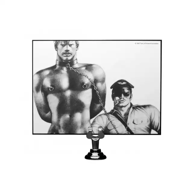 Tom Of Finland - Neoprene Locking Collar. Solidny neoprenowy zniewalający kołnierz. 