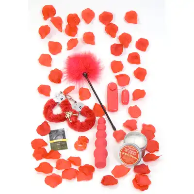 ToyJoy - Red Romance Gift Set. 8-częściowy zestaw zabawek erotycznych w kolorze czerwonym