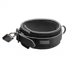 Tom Of Finland - Neoprene Locking Collar. Solidny neoprenowy zniewalający kołnierz. 