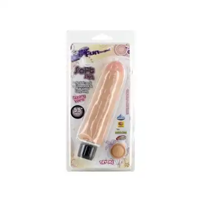 NMC - Realistic Vibrator Soft Skin. Realistyczny wibrator o teksturze i żyłach prawdziwego członka, regulowane wibracje w podstawie