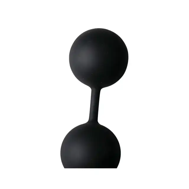Tom of Finland - Silicone Cock Ring with 3 Weighted Balls. Super ciężkie, silne kulki analne z pierścieniem na penisa. 