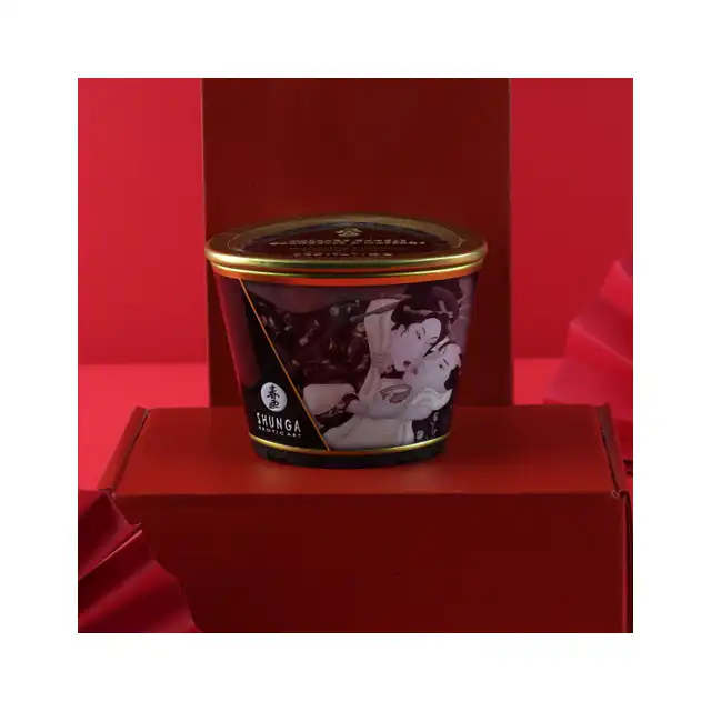 Shunga- Świeczka do masażu o zapachu czekolady 170 ml 