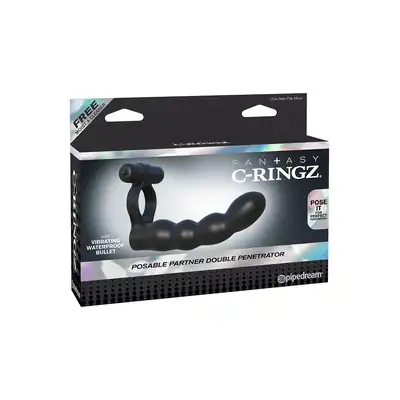 C-Ringz - Posable Partner Double Penetration. Bestseller dla dwojga do podwójnej penentracji.