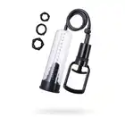 A-Toys - Vacuum Pump. Przezroczysta pompka do powiększania penisa. Mierz swoje postępy z linijką na tubie