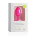 Easytoys - Diamond Plug Small - Pink. Mały korek analny różówy z diementem. Rozmiar S