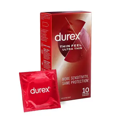 Durex - Feel Ultra Thin. Ultracienkie prezerwatywy 10 sztuk