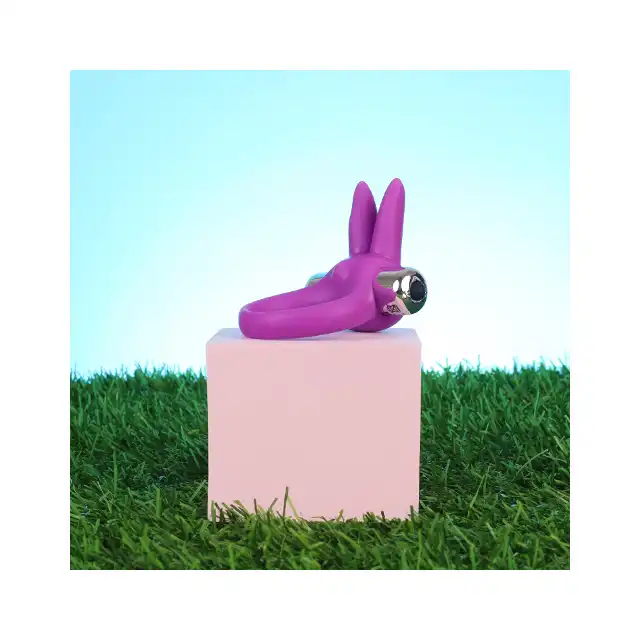 Sweet Smile-Rabbit wibrujący ring na penisa 