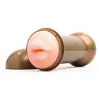 Double Pumped Gold- podwójny masturbator oral i anus! 