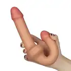 Holy Dong - elastyczne podwójne dildo. 100% silikon medyczny. Bardzo wygodne dla dwóch kobiet.