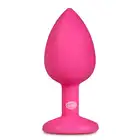 Easytoys - Diamond Plug Small - Pink. Mały korek analny różówy z diementem. Rozmiar S
