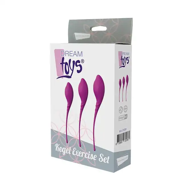 Dreamtoys - Kegel Exercise Set. 3-fazowy zestaw treningowy do mięśni kegla 