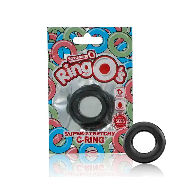 The Screaming O - The ringo Black. Twarda wygodna erekcja.