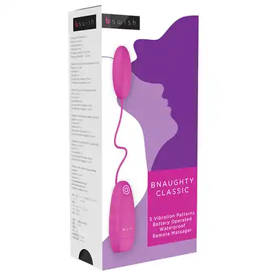 B Swish - Bnaughty Classic Vibrating Egg. Mocno wibrujące jajeczko