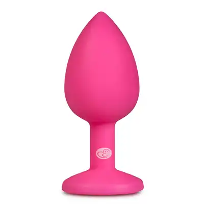 Easytoys - Diamond Plug Small - Pink. Mały korek analny różówy z diementem. Rozmiar S