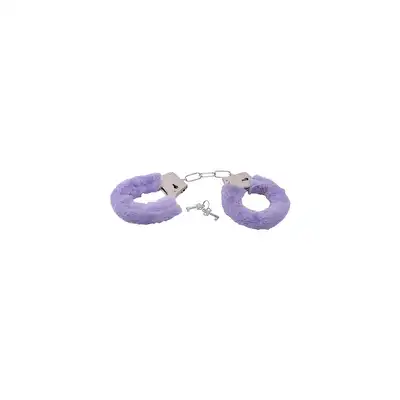 Toyz 4 Lovers - Furry Handcuffs Purple. Kajdanki z futerkiem. Fioletowe. Bestseller!