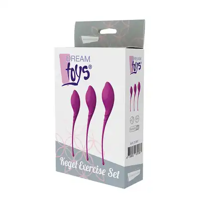 Dreamtoys - Kegel Exercise Set. 3-fazowy zestaw treningowy do mięśni kegla 