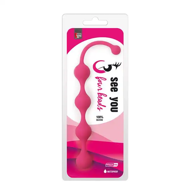 Dream Toys - See You Four Beads. Silikonowe koraliki analne 